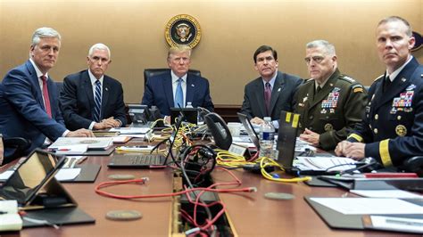 Situation Room 2 Photos Capture Vastly Different Presidents Mpr News