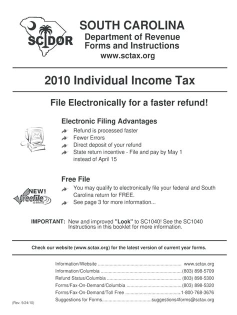 South Carolina Individual Income Tax Fill Out And Sign Printable Pdf