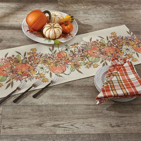Autumn Splendor Table Runner And Fall Table Linens