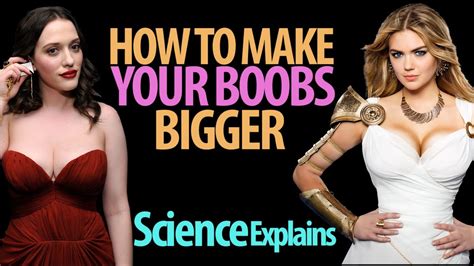 how to make your boobs bigger the science on breast growth youtube