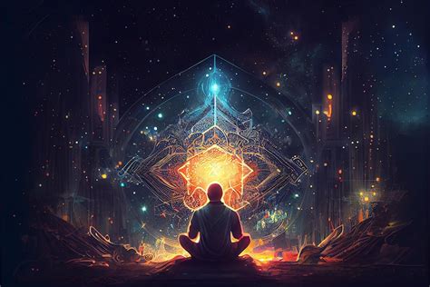 Premium Photo Illustration Of Spiritual Awakening Enlightenment