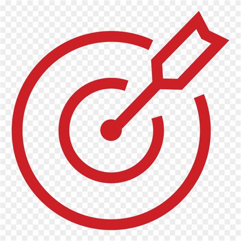 Objective Icon Red Clip Art Library