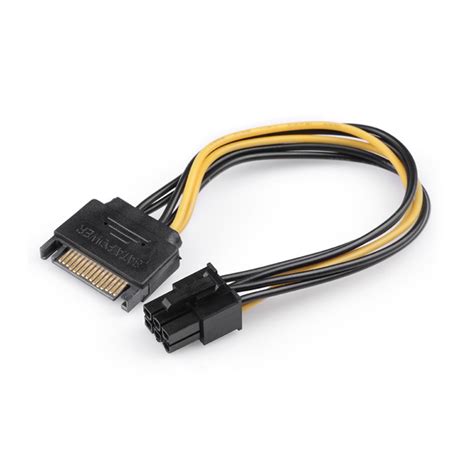 15Pin SATA Power to PCIe 6Pin Graphic Card נטביט