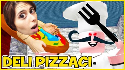 Deli Pizzacı Ve Berberden Kaçış Roblox Dila Kent Youtube