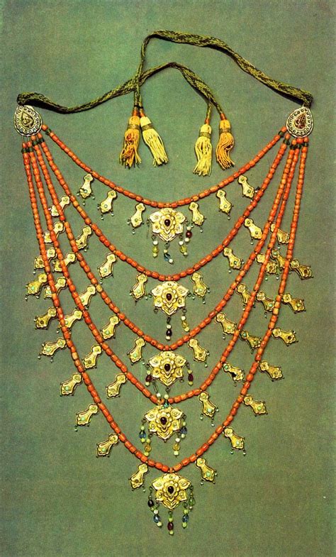 Local Style Ethnic Jewelry Of The Republics Of Central Asia