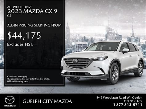 Guelph City Mazda Get The 2023 Mazda Cx 9 Today