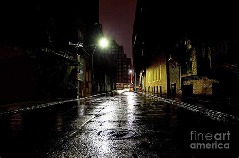 Empty Dark City Street Photograph By Denis Tangney Jr Pixels