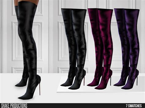 High Heel Boots 614 By Shakeproductions At Tsr Sims 4 Updates