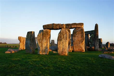 Stonehenge Mysterious Monument In England Stock Photo Image Of