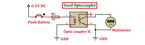 Optocoupler Tester Circuit Diagram