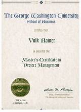 Masters Certificate In Project Management Images