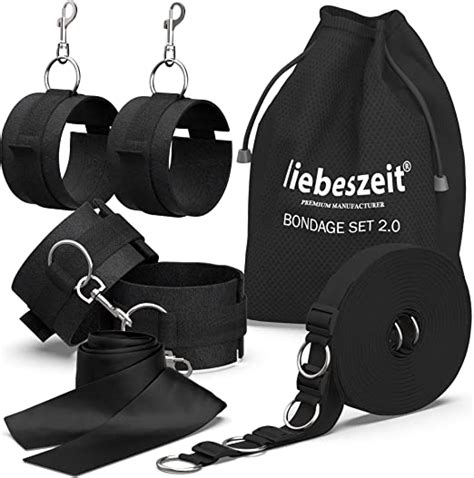 Amazonde Liebeszeit© Premium Handschellen Sex Bett Bondage Set Neuheit 2023 Bondage