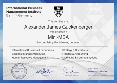 A Review Of The International Business Management Institute Toughnickel