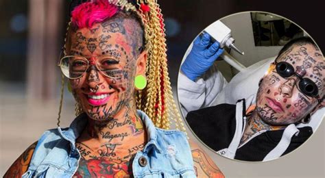 La Mujer Más Tatuada De Europa Se Sacó Con Láser Los Tatuajes De Su Cara ¡mirá Cómo Quedó Vos