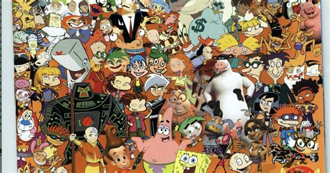 John Ps Blog Nicktoons Trivia And Poster With All Characters