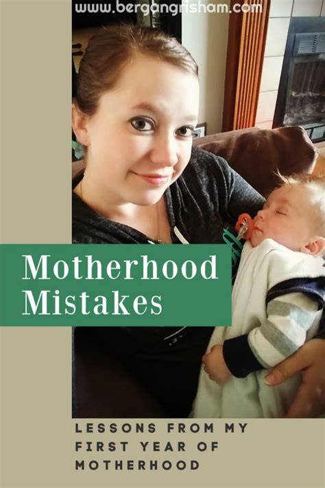 Mistakes From My First Year Of Motherhood Just Be Happy Mommy