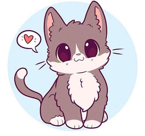 Anime Cute Cat Kawaii Cuki