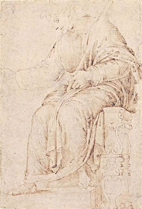 Michelangelo Drawing Man