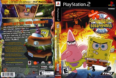 Spongebob Squarepants The Movie Ps2 Cover