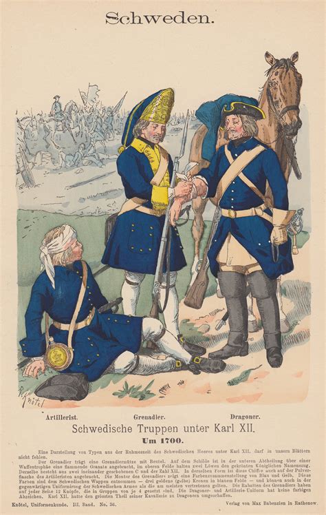 Schwedische Truppen Unter Karl Xii Um 1700 By Schwedisches Militär