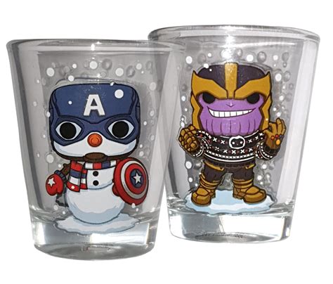 Marvel Shot Glasses Collector Corps Exclusive Captain America