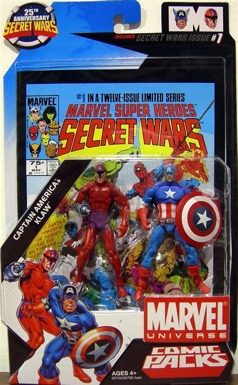 Captain America Klaw Marvel Universe Comic Packs 1