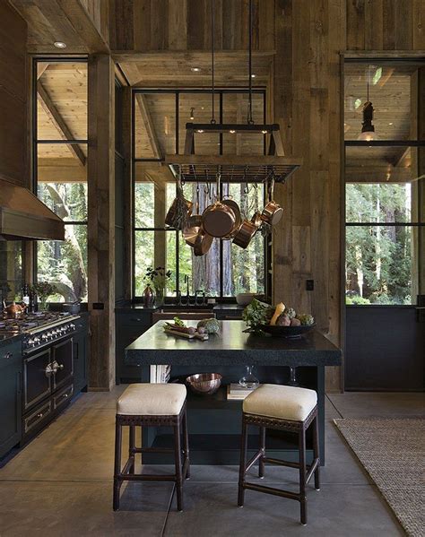 Napa Cabin Farmhouse Style Cabin By Wade Design Architects Kitchens