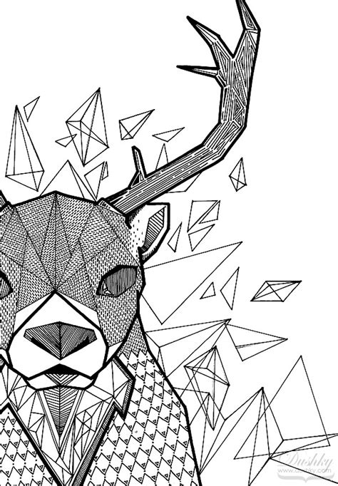 See more ideas about geometric animals, geometric, minimal drawings. Geometric Deer by dushky on DeviantArt