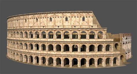 Colosseum 3d Model Colosseum Rome Tickets