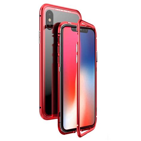 Bakeey Protective Case For Iphone Xs Magnetic Adsorption Metal Bumper