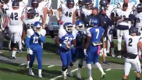 Ccsu Defense With 5 Interceptions Vs Robert Morris Colonials Football