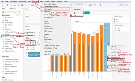 Tableau Dual Bar Chart And Second Axis