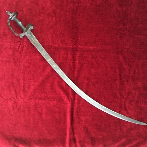 X X X Sold X X X A Good 18 19th Century Indian Sword With A Brass