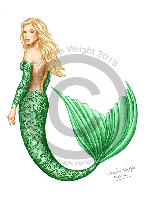 Emerald Mermaid By Literary Magic On Deviantart