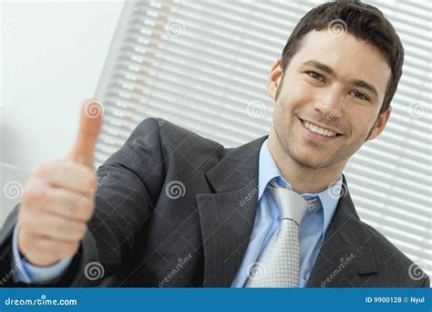 Businessman Showing Ok Stock Photo Image Of Businesspeople 9900128