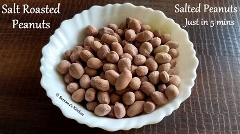 Salted Peanuts Just In 5 Mins Salt Roasted Peanuts Namkeen