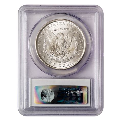 Certified Morgan Silver Dollar 1884 Cc Ms63 Pcgs Golden Eagle Coins