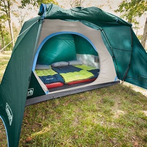 Coleman Skydome 6 Person Camping Tent With Full Fly Vestibule