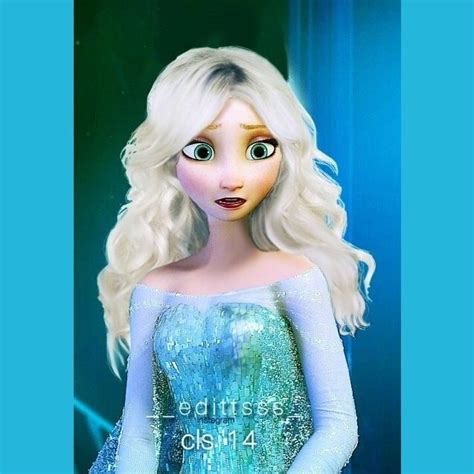 Elsa Let Her Hair Down By Editttsss On Deviantart Elsa Disney Elsa