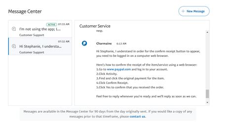 Paying with a credit card or paypal generates similar fees and protections, and can even earn similar rewards. NO "CONFIRM RECEIPT" BUTTON - PayPal Community