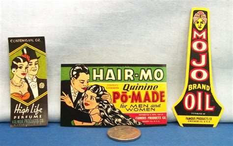 Hair trends help to define each new generation and separate it from the one that came before. Negro Hair Pomade Oil 1940's & 1950's ~ Set Of 3 Perfume ...