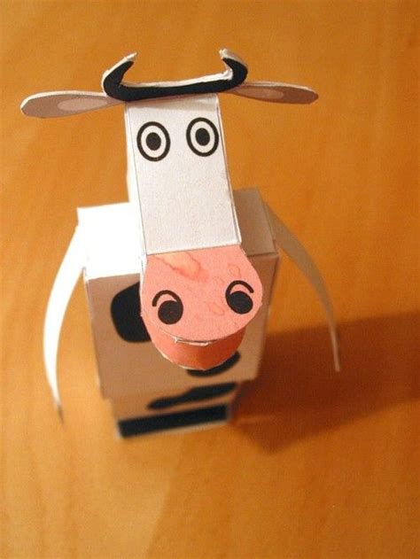 Papercraft Toy A Cow Digitprop Paper Design Cow Paper Crafts