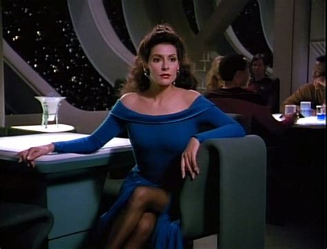 Holographic Deanna Troi Marina Sirtis Deanna Troi Star Trek