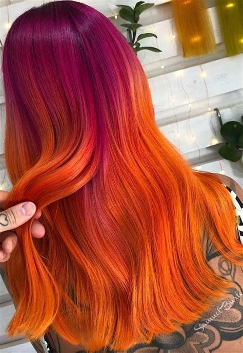 59 Fiery Orange Hair Color Shades Orange Hair Dyeing Tips