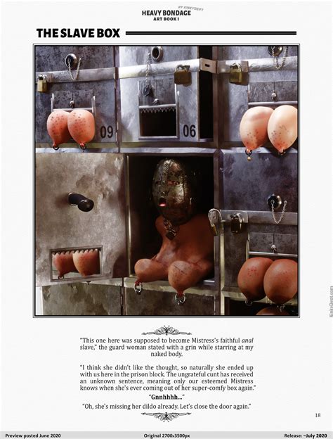 The Slave Box Heavy Bondage Artbook By Kinkydept Hentai Foundry