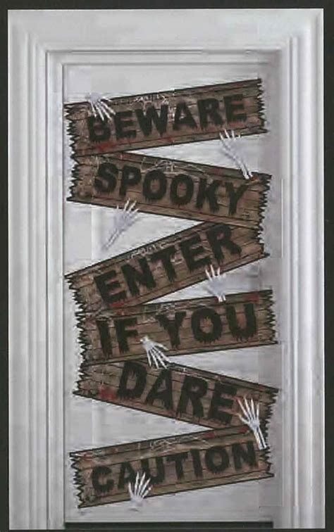 Caution Tape Party Decorations Halloween Door Cover Crime