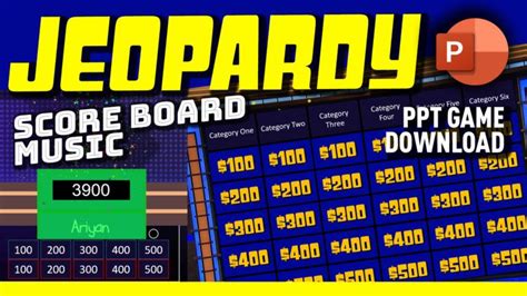 Create Jeopardy Powerpoint Game With Scoreboard And Points