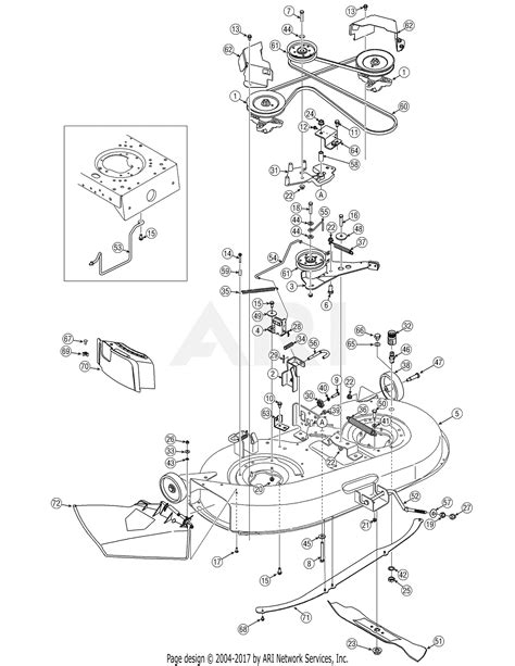 Troy Bilt Bx Tg Super Bronco Parts Diagram For Deck Assembly Inch