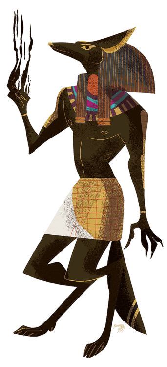 Reimenaashelyee “ Anubis ” Anubis Character Design Animation Art