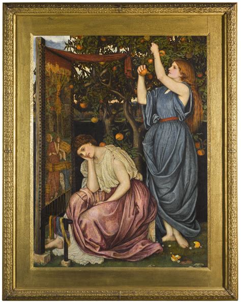 John Roddam Spencer Stanhope 1829 1908 Penelope Oil On Canvas 107 By
